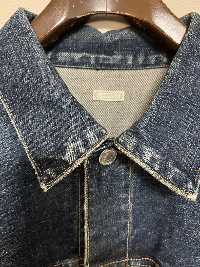 22AW A.PRESSE 2nd Type Denim Jacket Size 48