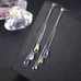 Crystal multicolor earrings women