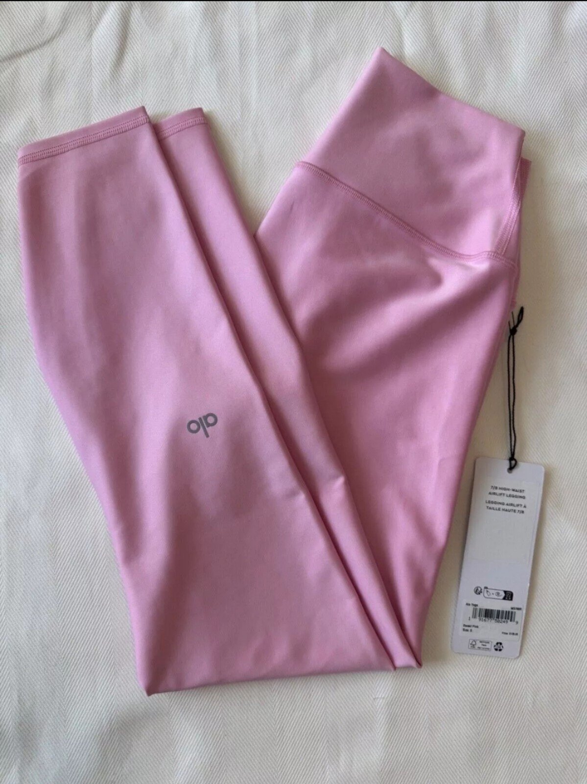 Alo Yoga Airlift High Waist 7/8 Leggings in Sweet Pink Medium Nwt