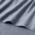 Queen Cotton Blend Sateen Sheet Set Navy Heather - Room Essentials