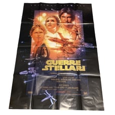 Big Size Movie Poster Star Wars - Rare Special Edition “Guerre Stellari” 1997