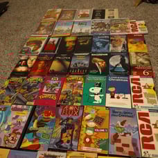 anime & children animation & scary movie VHS LOT .