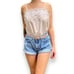 Vintage 80s Gold Label Victoria's Secret VS Baby Pink Scalloped Lace Eyelet Cami