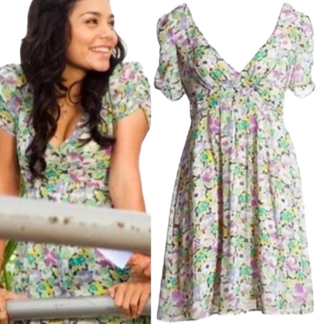 NWT Rare American Eagle Gabriella Original Floral Dress High School Musical 3 18