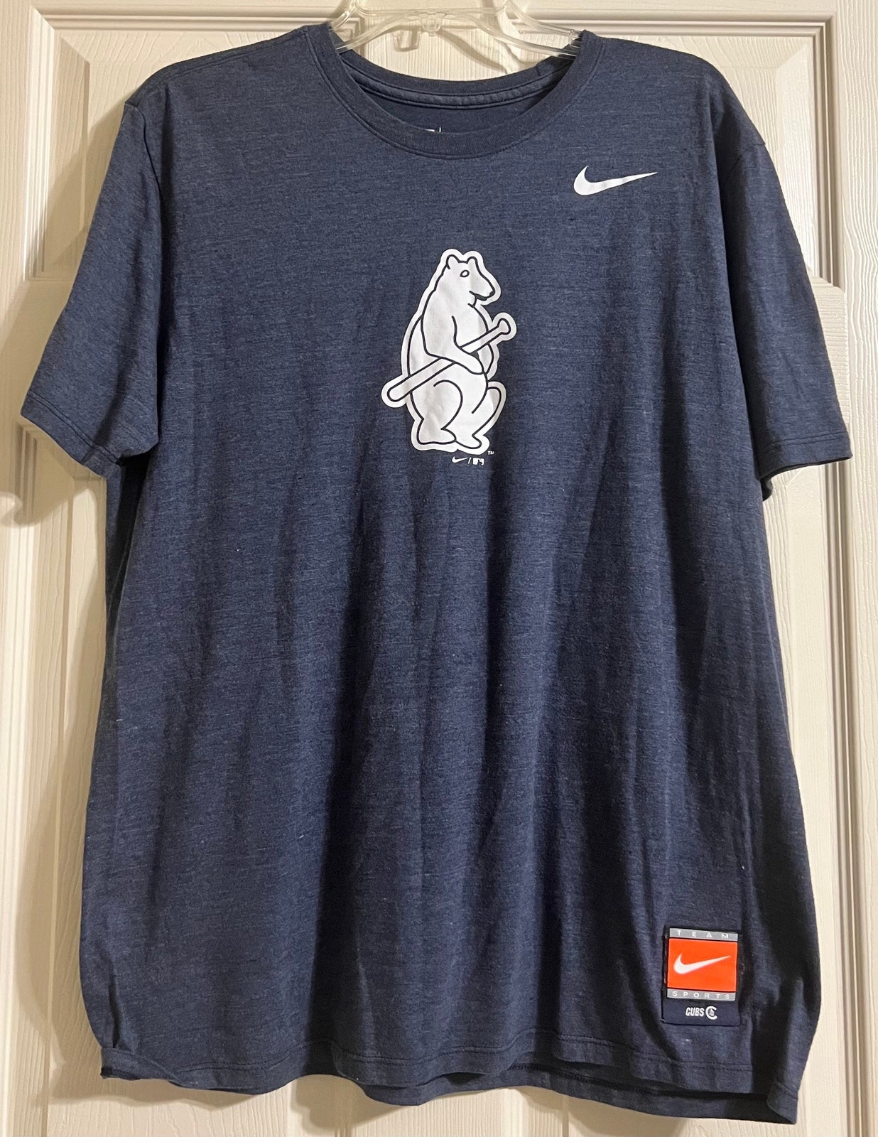 Men's Nike Chicago Cubs Coop Tri-Blend T-Shirt Cooperstown Collection Macy’s Ret