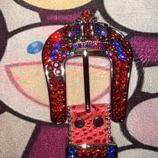 Bb Simon red croc