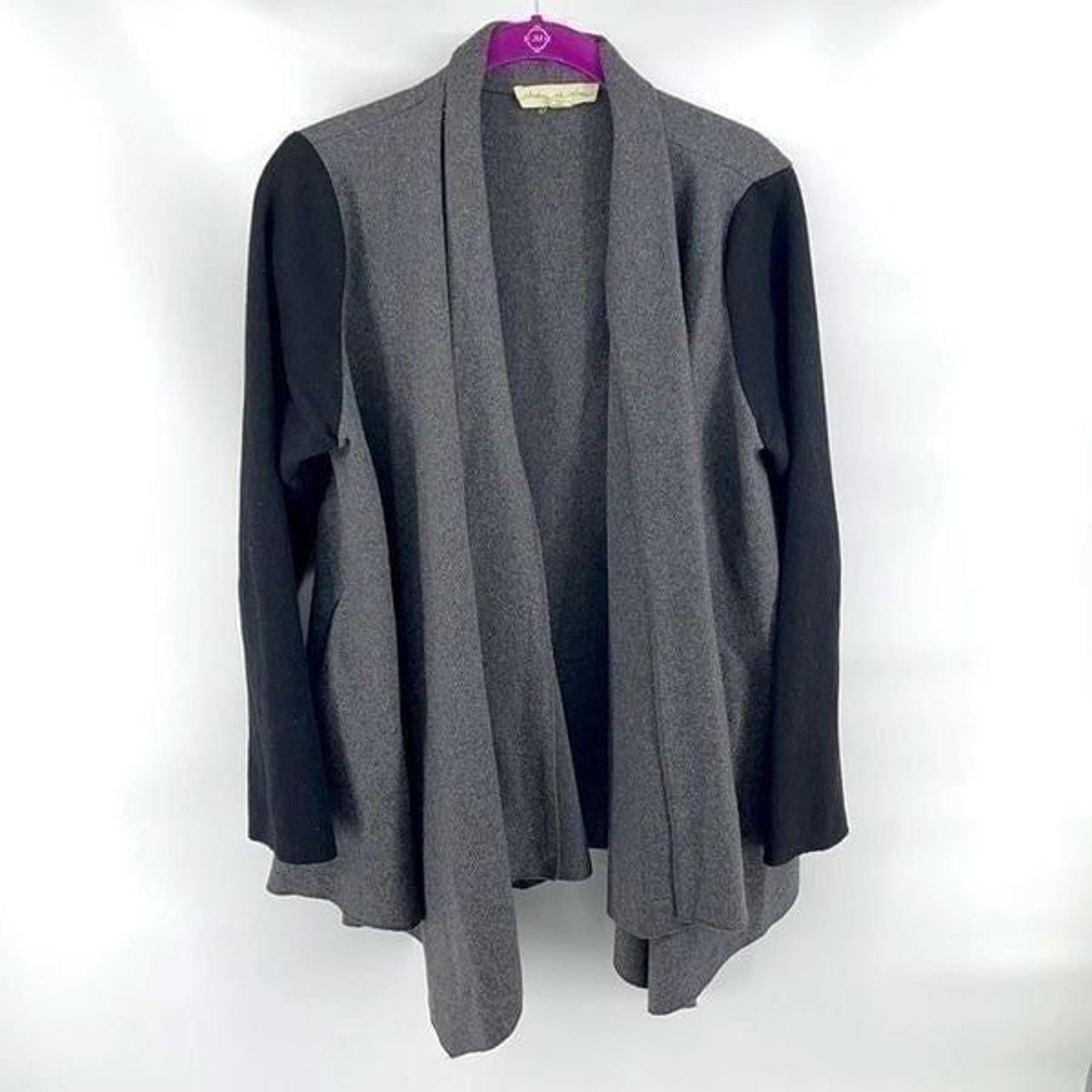 Staring At Stars wool open front cardigan jacket sweater top color block medium