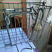 Vtg Bell Bicycle shopping Basket with handle bar rack and carrying handle