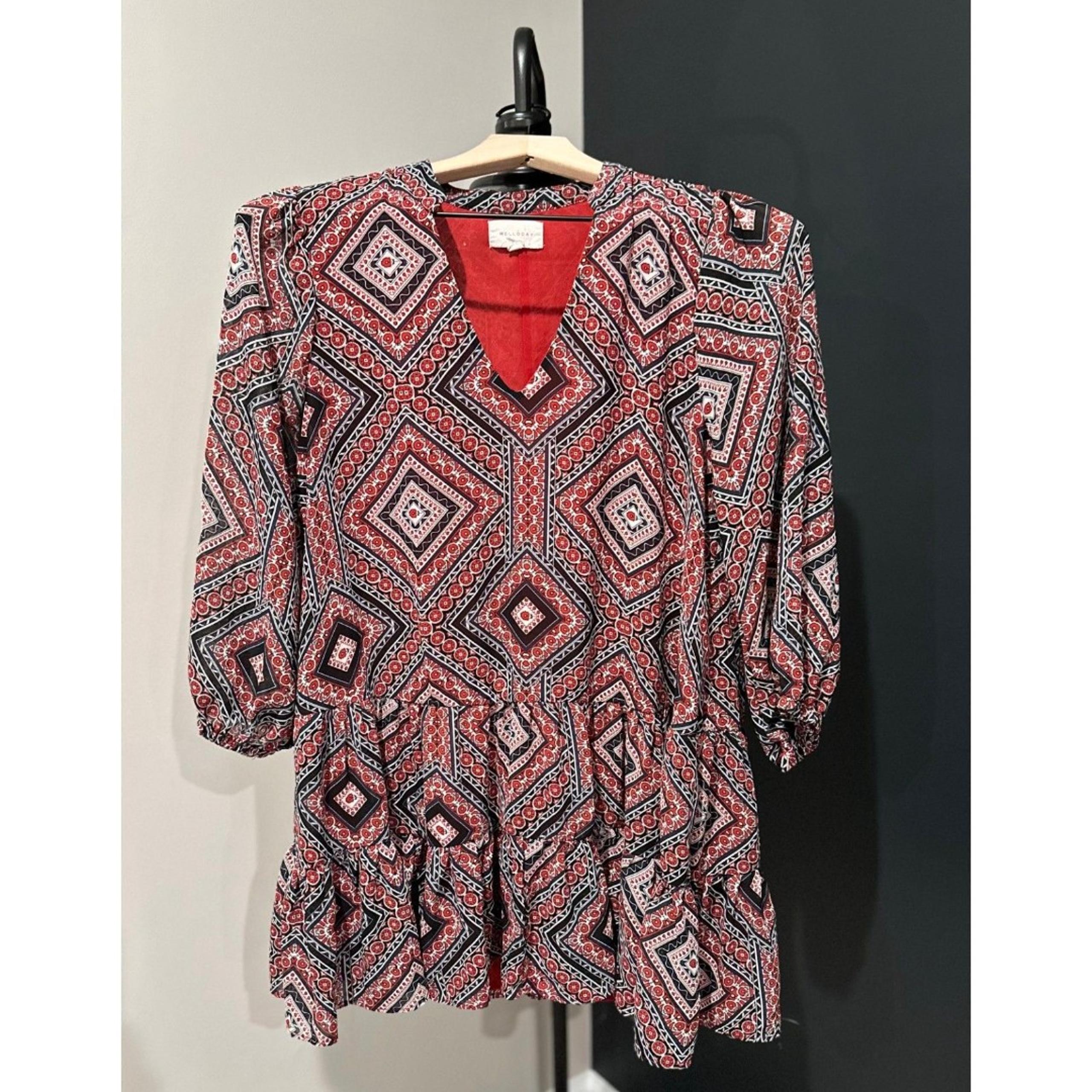 Anthropologie Melloday V-Neck Tiered Tunic