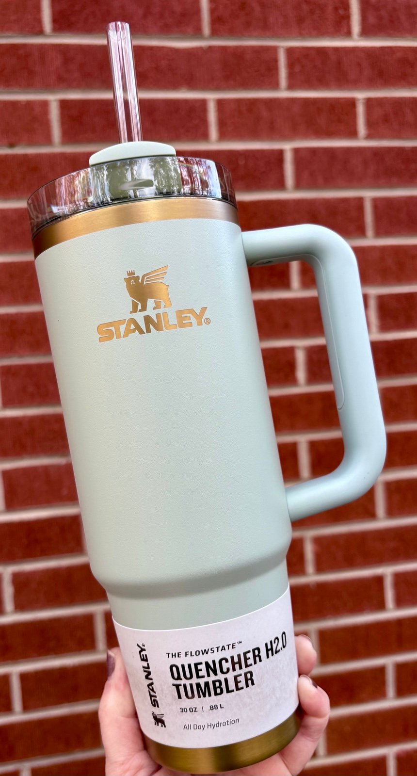 Limited Edition Stanley Gilded Celadon Quencher H2.O Flowstate 30 oz SOLD OUT!