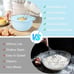 4 in 1 Colander with Mixing Bowl Set,Blue