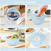 4 in 1 Colander with Mixing Bowl Set,Blue