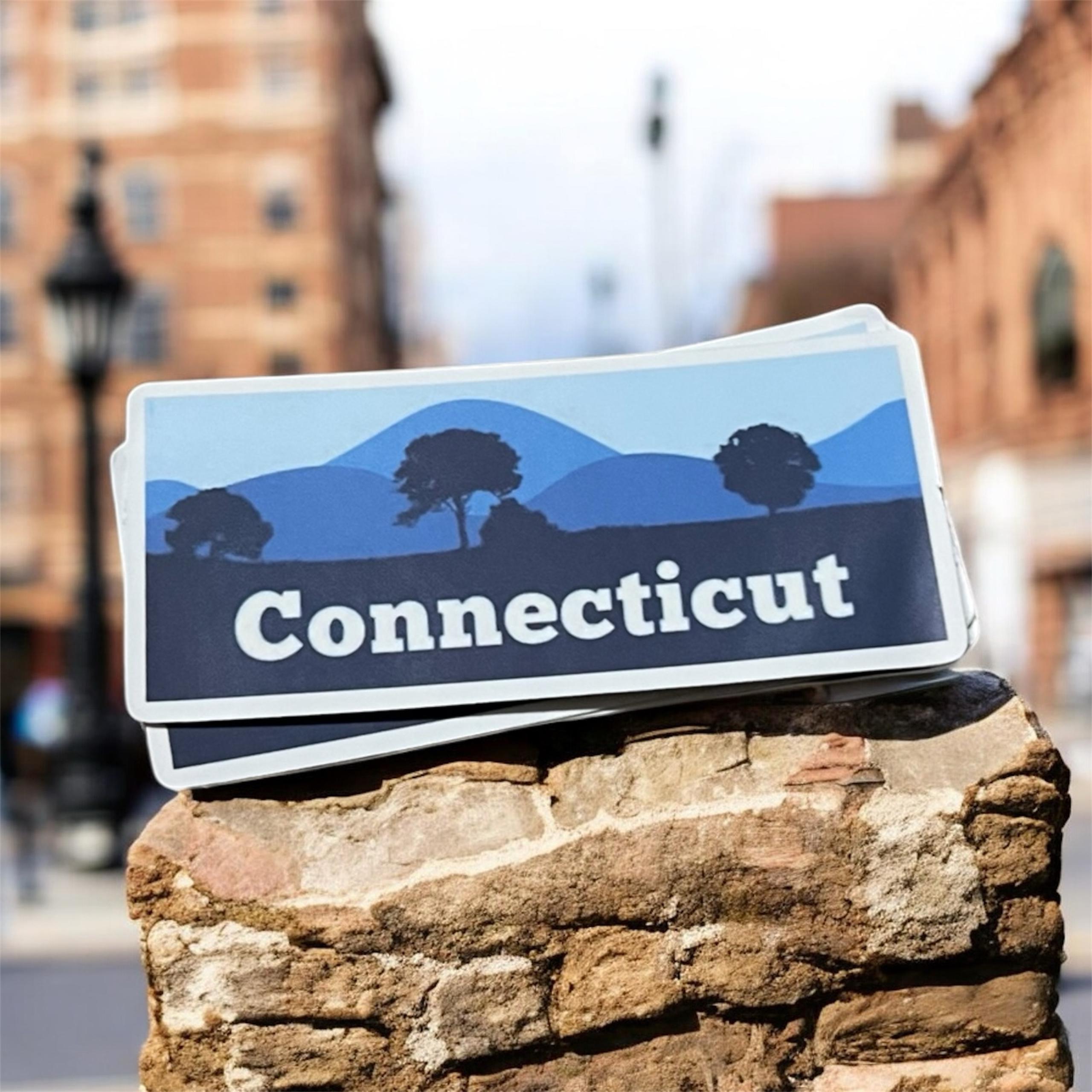 Connecticut Matte Finish PVC Waterproof Decor Sticker