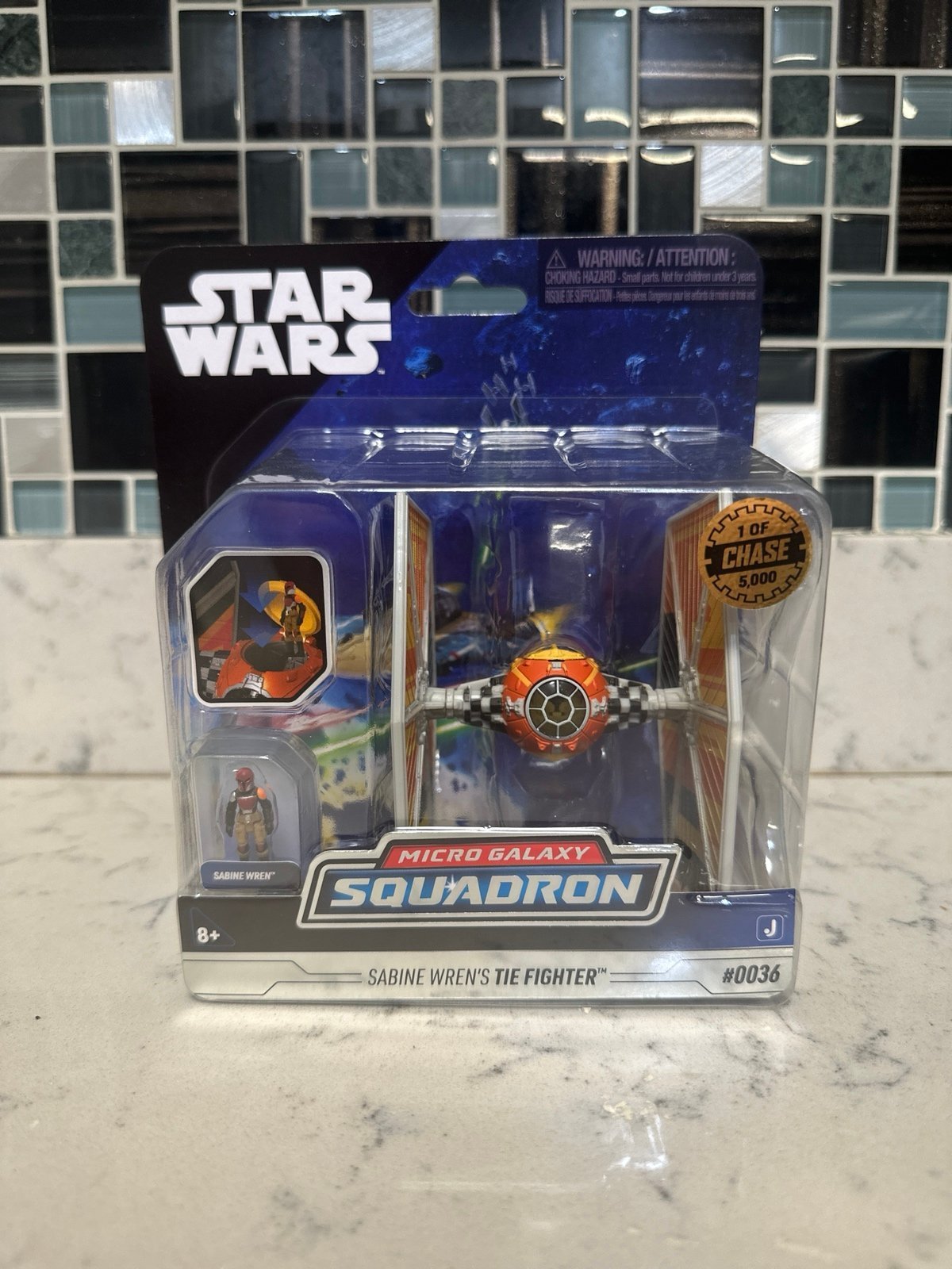 Star Wars Micro Galaxy Squadron Chase Sabine Wren TIE Fighter 1/5000