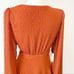 Astr the label long sleeve dress tiered rust size medium NWT