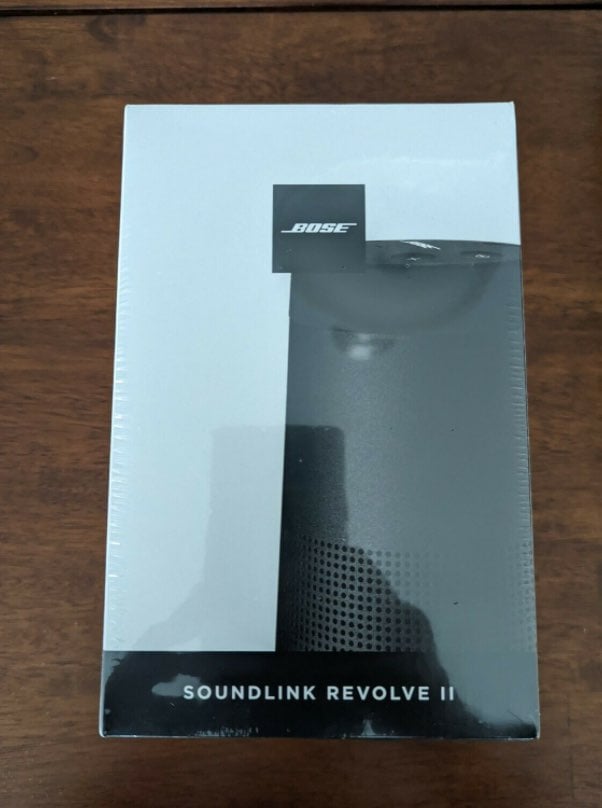 New Bose SoundLink Revolve Series II Portable Bluetooth Speaker - Black