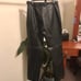 Clio 100% leather high waisted pants