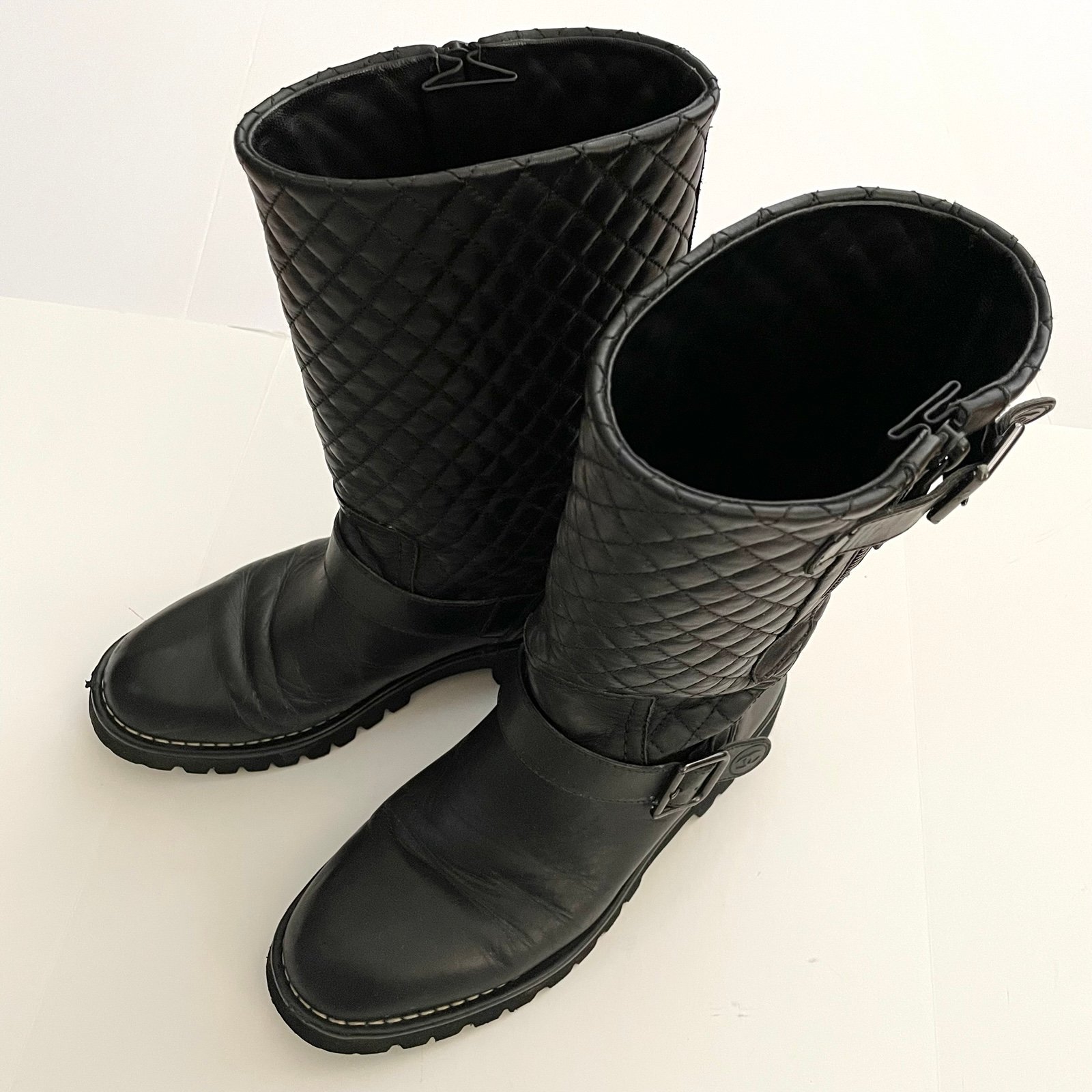 Authentic Chanel boots size 37.5