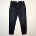 Frame Womens High-Waisted Tapered-Leg Inkwell Jeans Size 29 Black Casual Denim