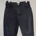Frame Womens High-Waisted Tapered-Leg Inkwell Jeans Size 29 Black Casual Denim