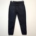 Frame Womens High-Waisted Tapered-Leg Inkwell Jeans Size 29 Black Casual Denim