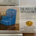 Dollhouse House of Miniatures LOT of 4 Chippendale NIB Sofa Bed Wing Arm Chair