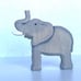 Hand Carved Wooden Elephants set of 3