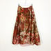 Vintage Hand-Dyed Silk Skirt