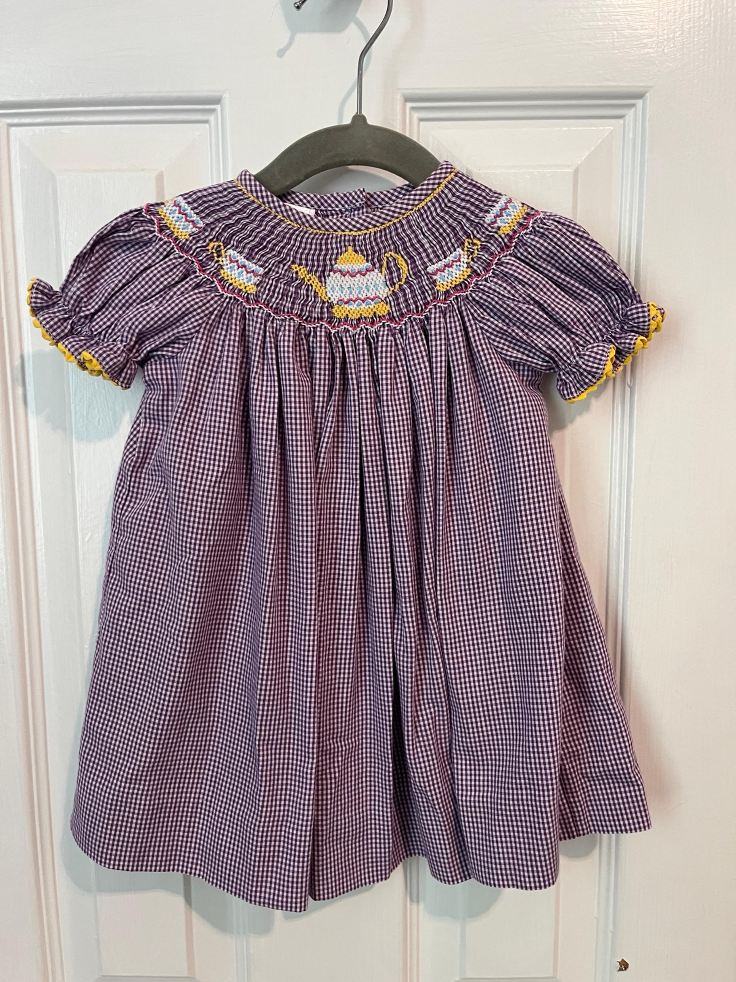 Be Mine Smocked dress size 6m