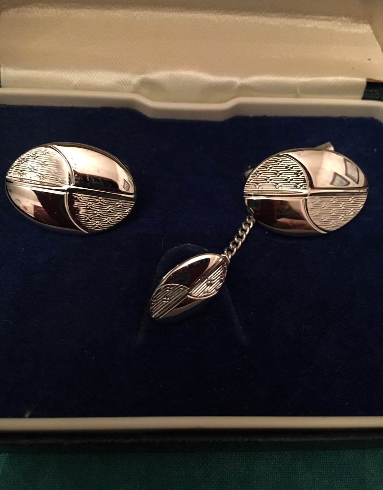 Vintage Wedgefield Cufflink Set
