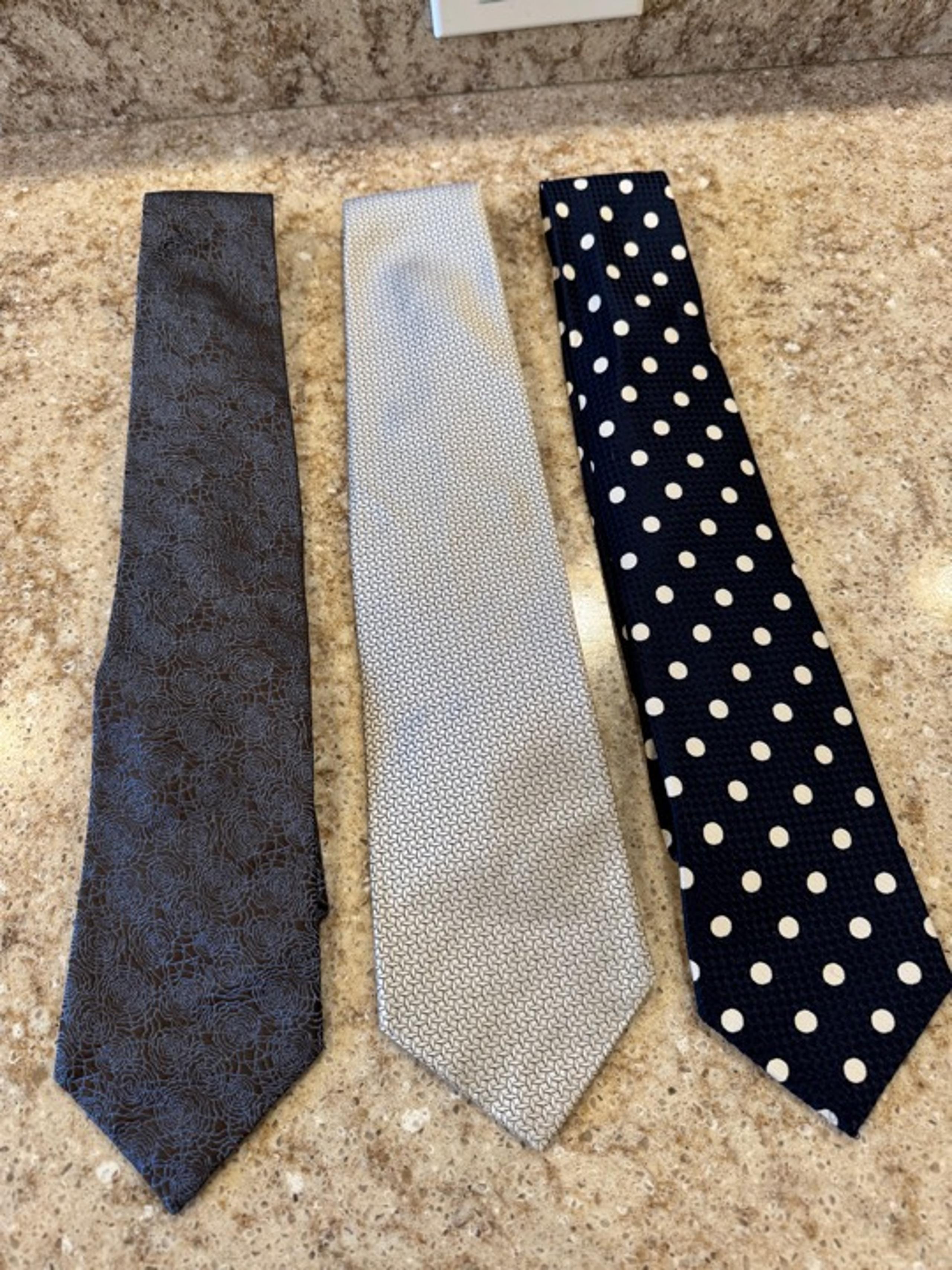 BULLOCKS & JONES, D.FINE & PAUL SMITH MEN'S DESIGNER TIES BUNDLE OF 3