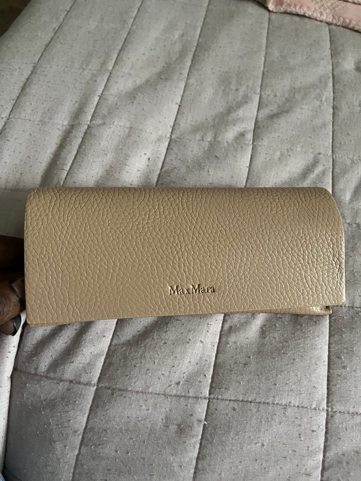 MaxMara leather eyeglasse case