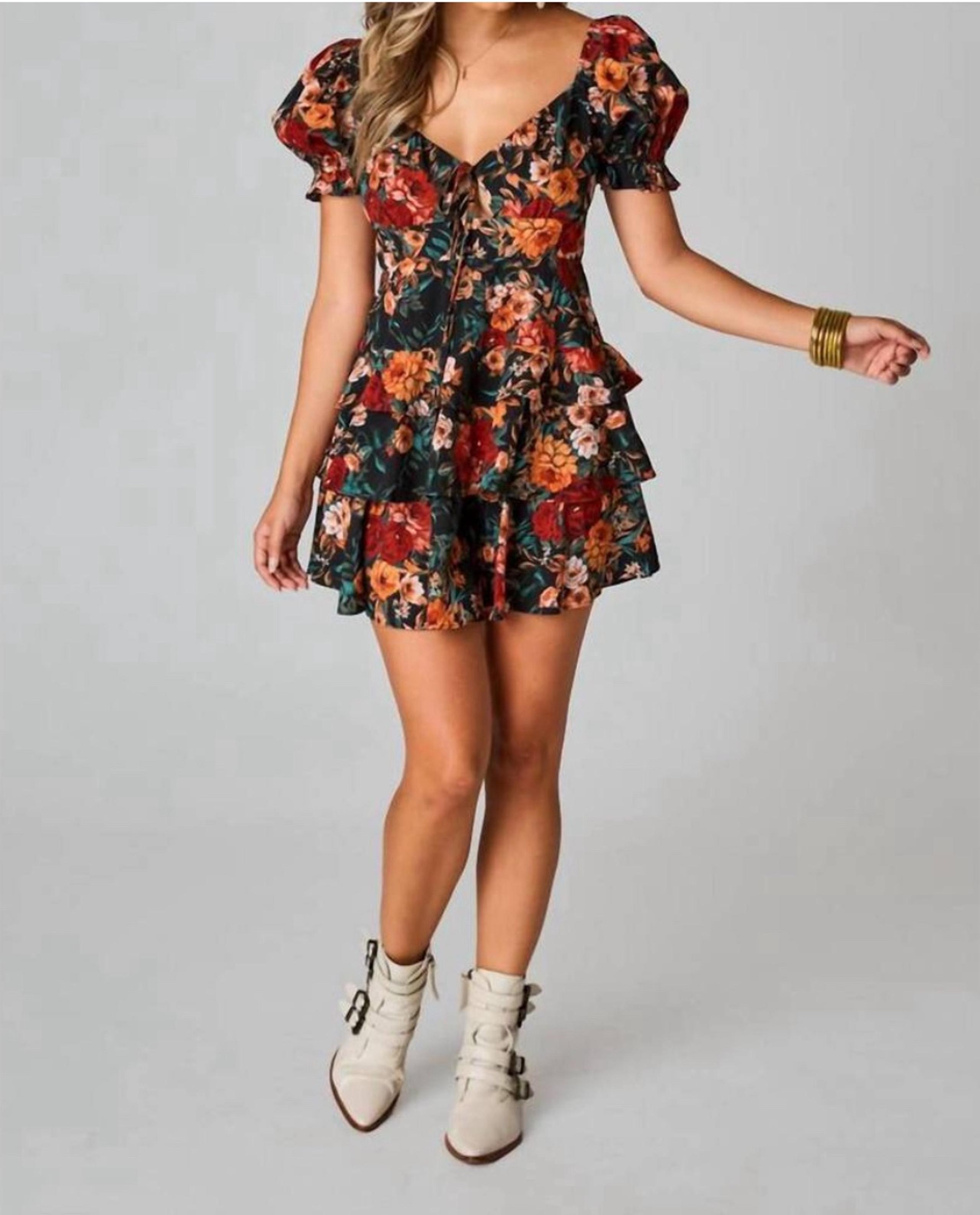 Buddy Love Black Floral Dress