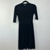 Norma Kamali Kulture Black Mesh Mini Dress