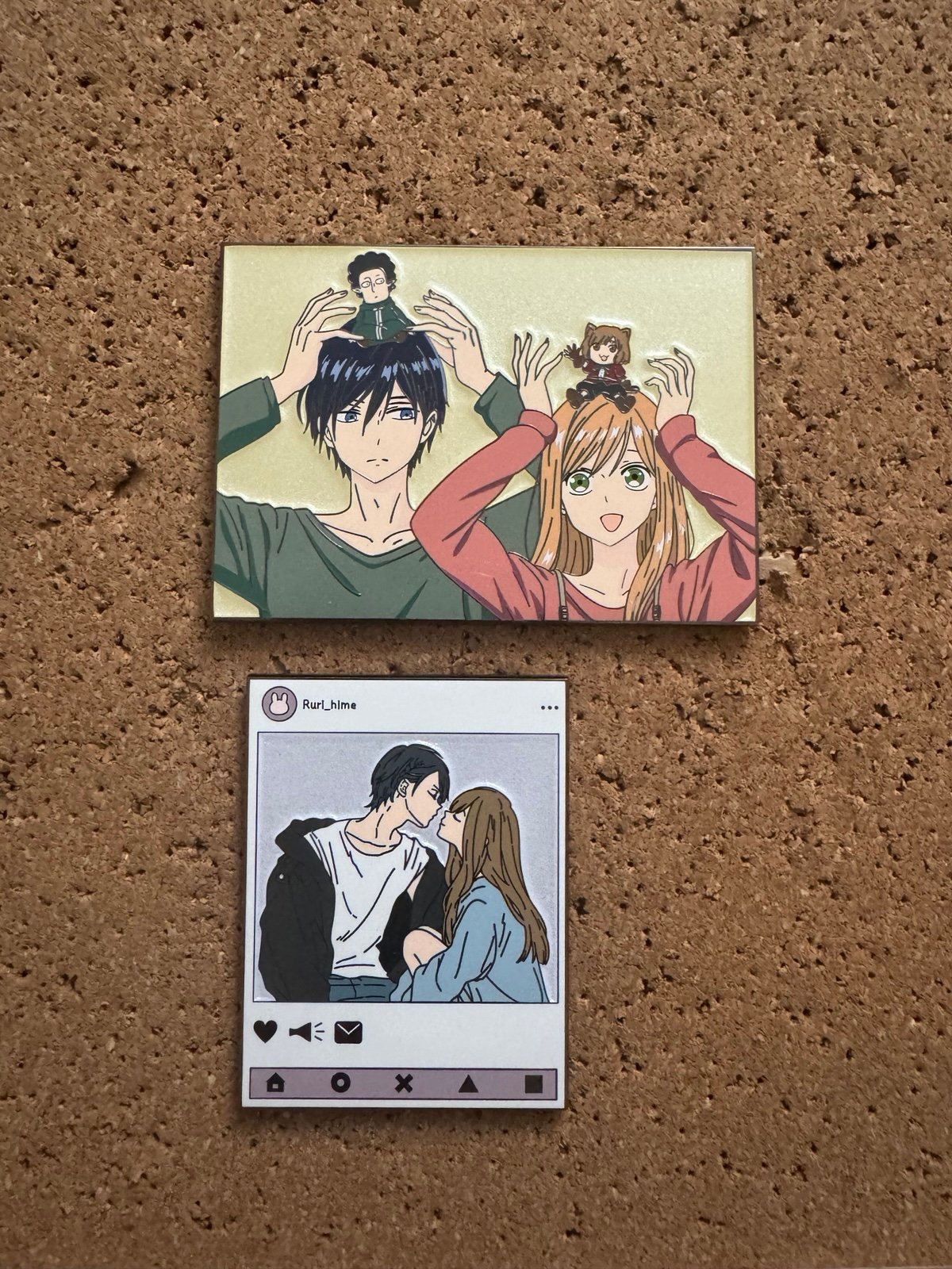 My Love Story with Yamada-kun at lv999 enamel pins