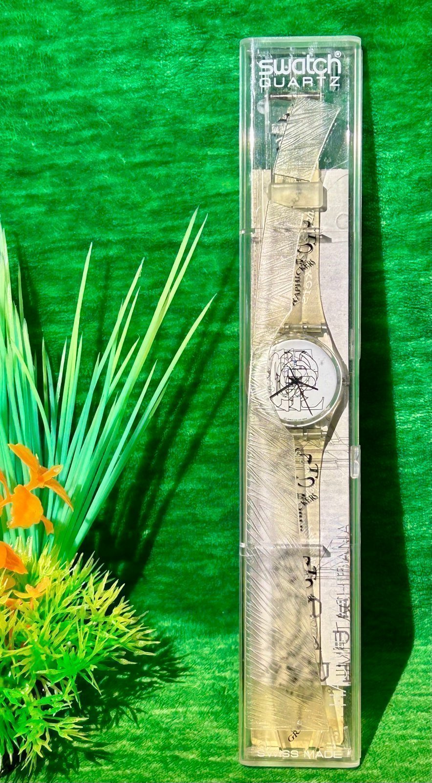 Unique Vintage SWATCH WATCH ~ Limited DESIGNER Edition ~ HAJIME TACHIBANA ~ NEW