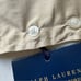 NWT Ralph Lauren RL Organic Sateen Border Standard Pillow Case Set Coastal Sands
