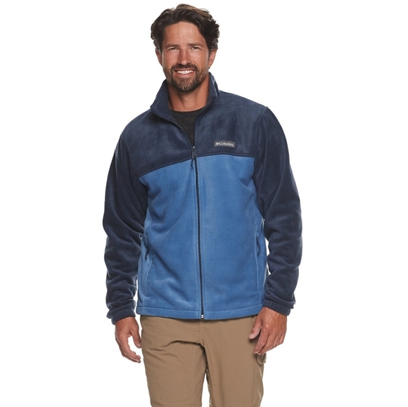 Columbia NWT Blue Full Zip Fleece Jacket Sz M