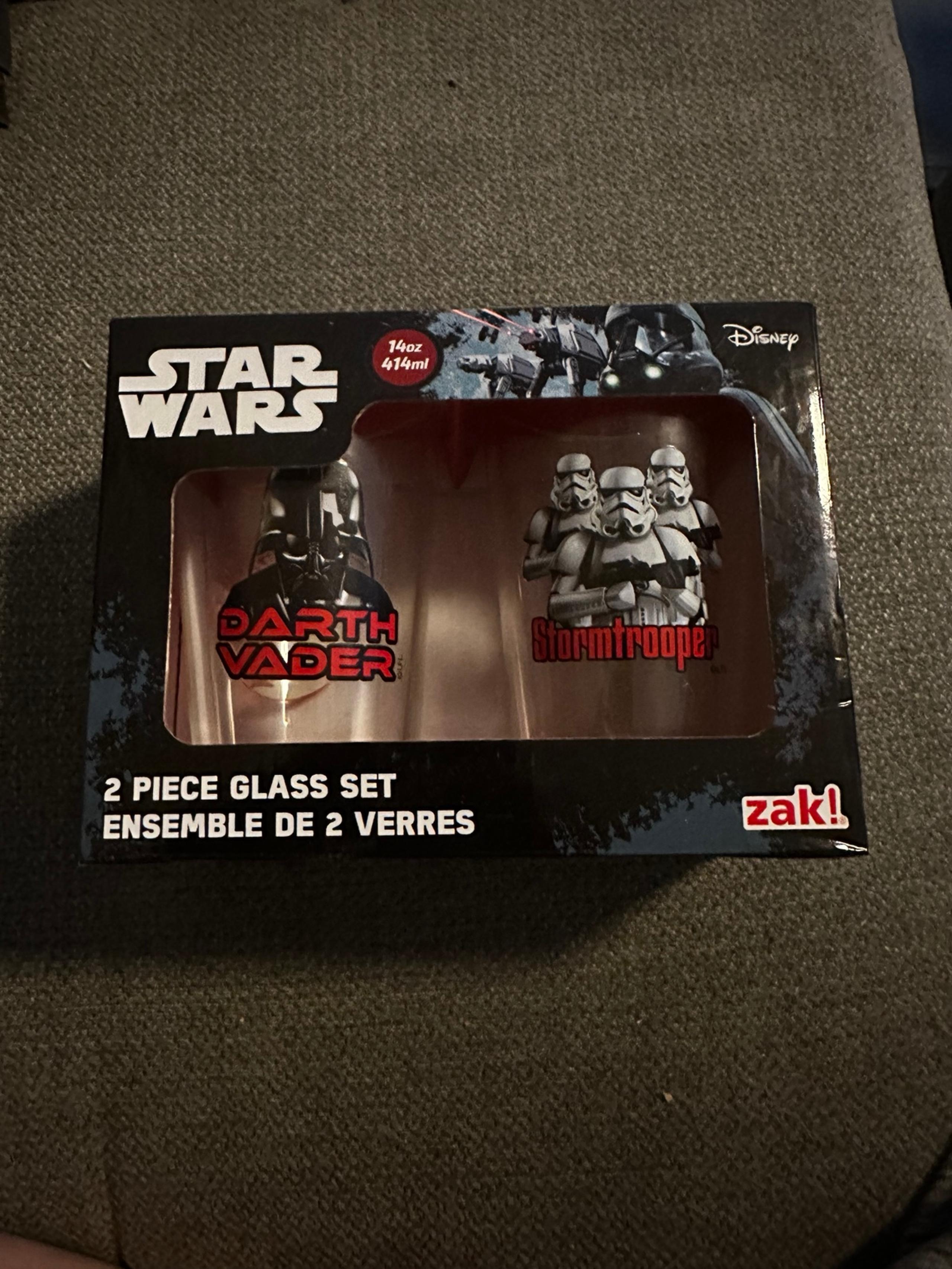 Star Wars 2 piece Glass Set
