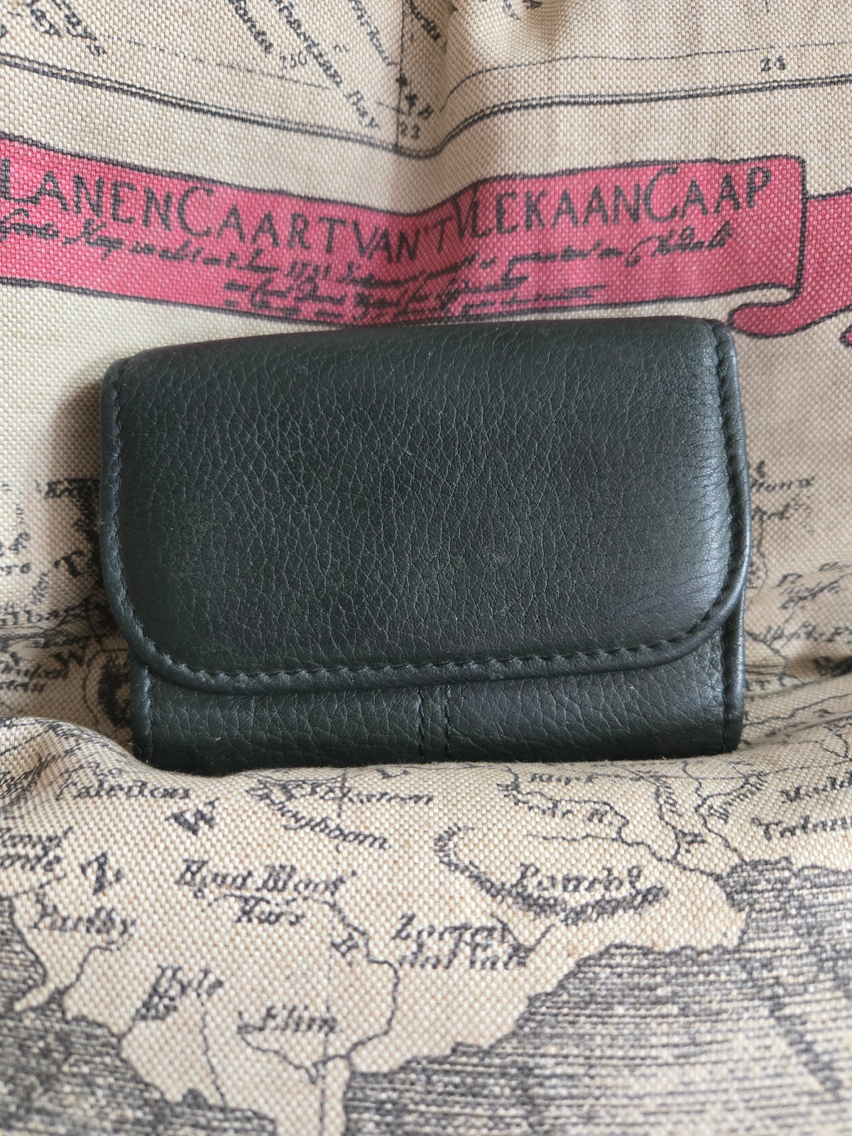 COACH VINTAGE SONOMA FOREST GREEN LEATHER MULTI-FUNCTION WALLET 4974