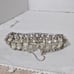 Vtg Gorgeous Wide Hollywood Glam Clear Crystal Rhinestones Bracelet