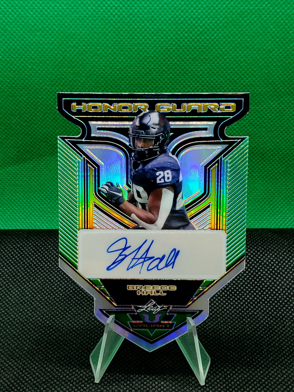 Breece Hall #6/30 Rookie Card RC Autograph Auto Die-cut New York Jets