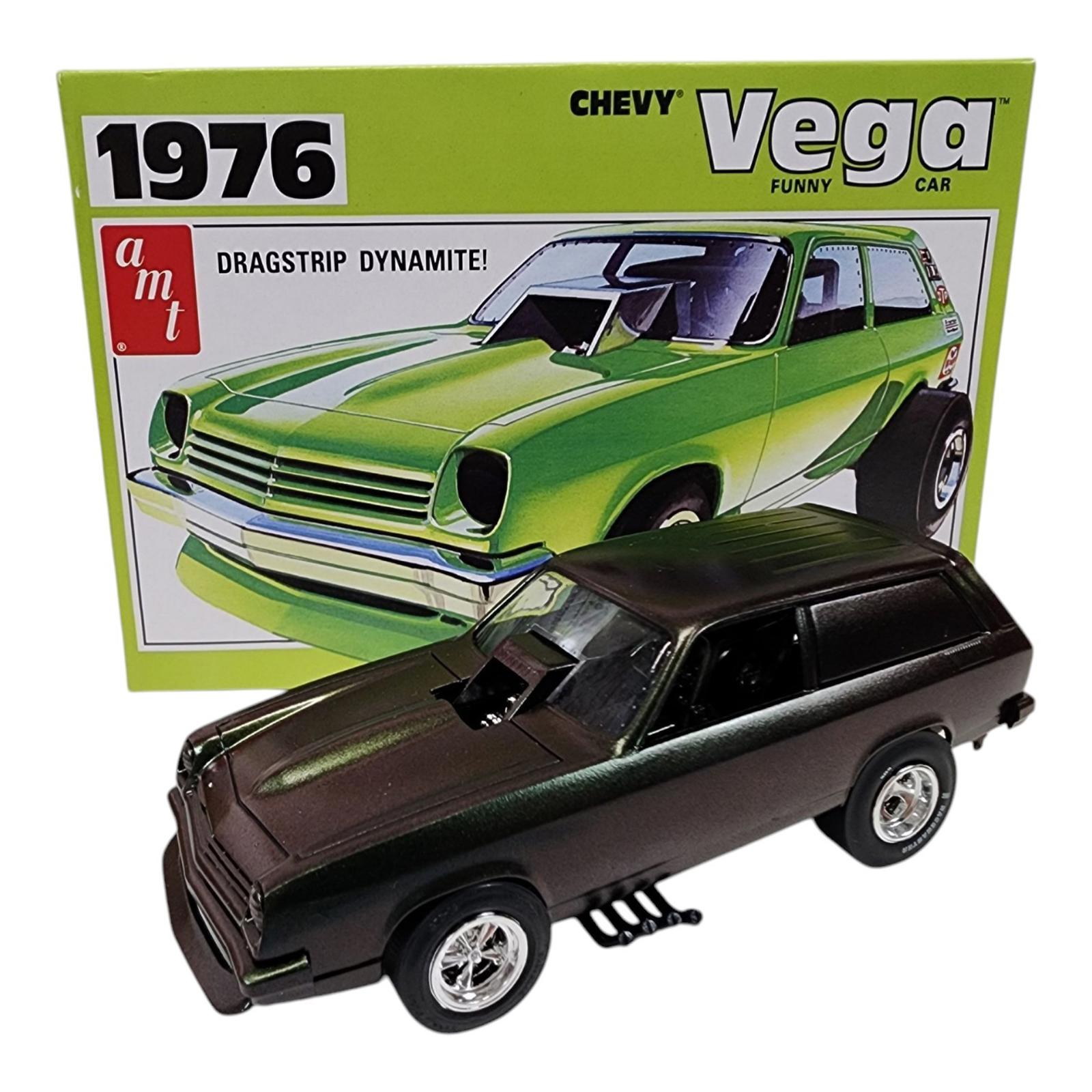 Built AMT 1/25 1976 Chevy Vega Funny Car 1156/12 Model Kit Green Metallic