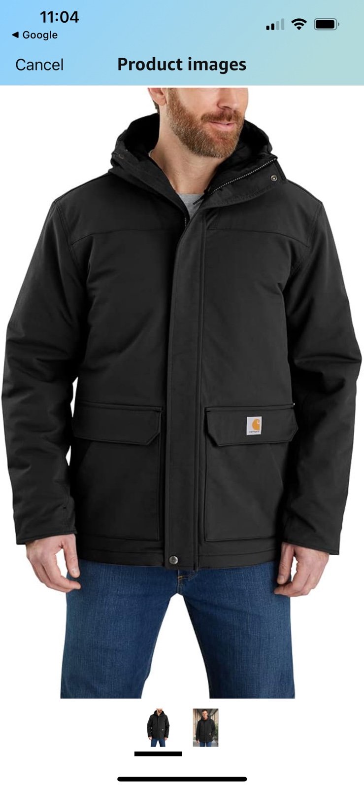 Carhartt Super Dux Insulated Coat 3XL