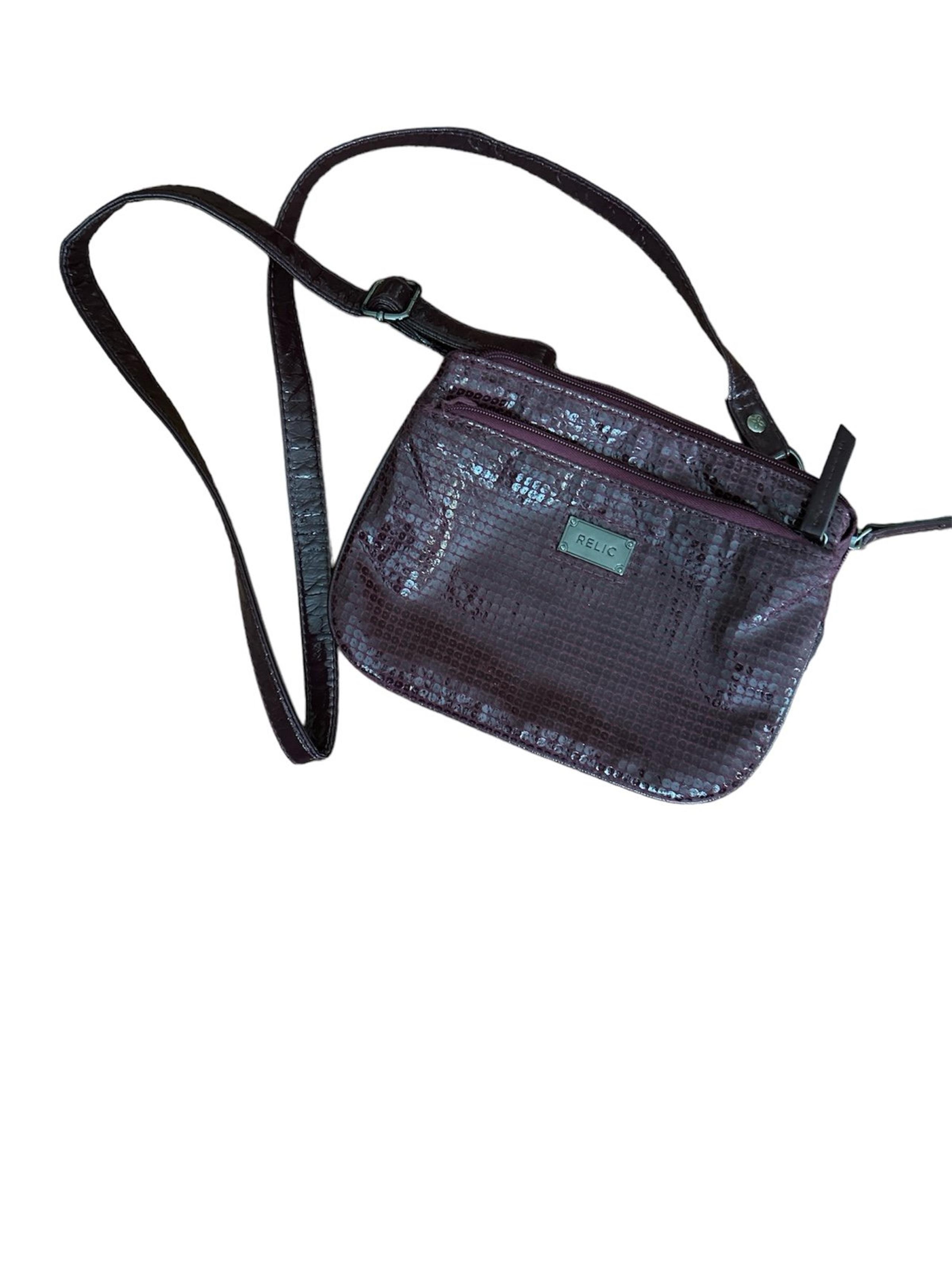 RELIC PURSE EGGPLANT CROSSBODY SM BAG