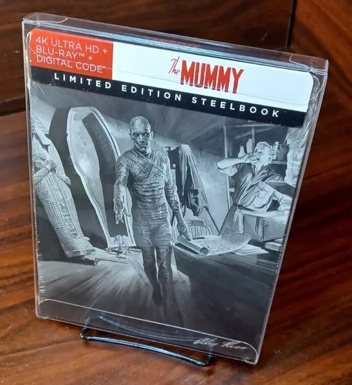 The Mummy 1932 Steelbook (4K/Blu-ray)-NEW-w/PROTECTIVE SLEEVE-Free Box SHIPPING