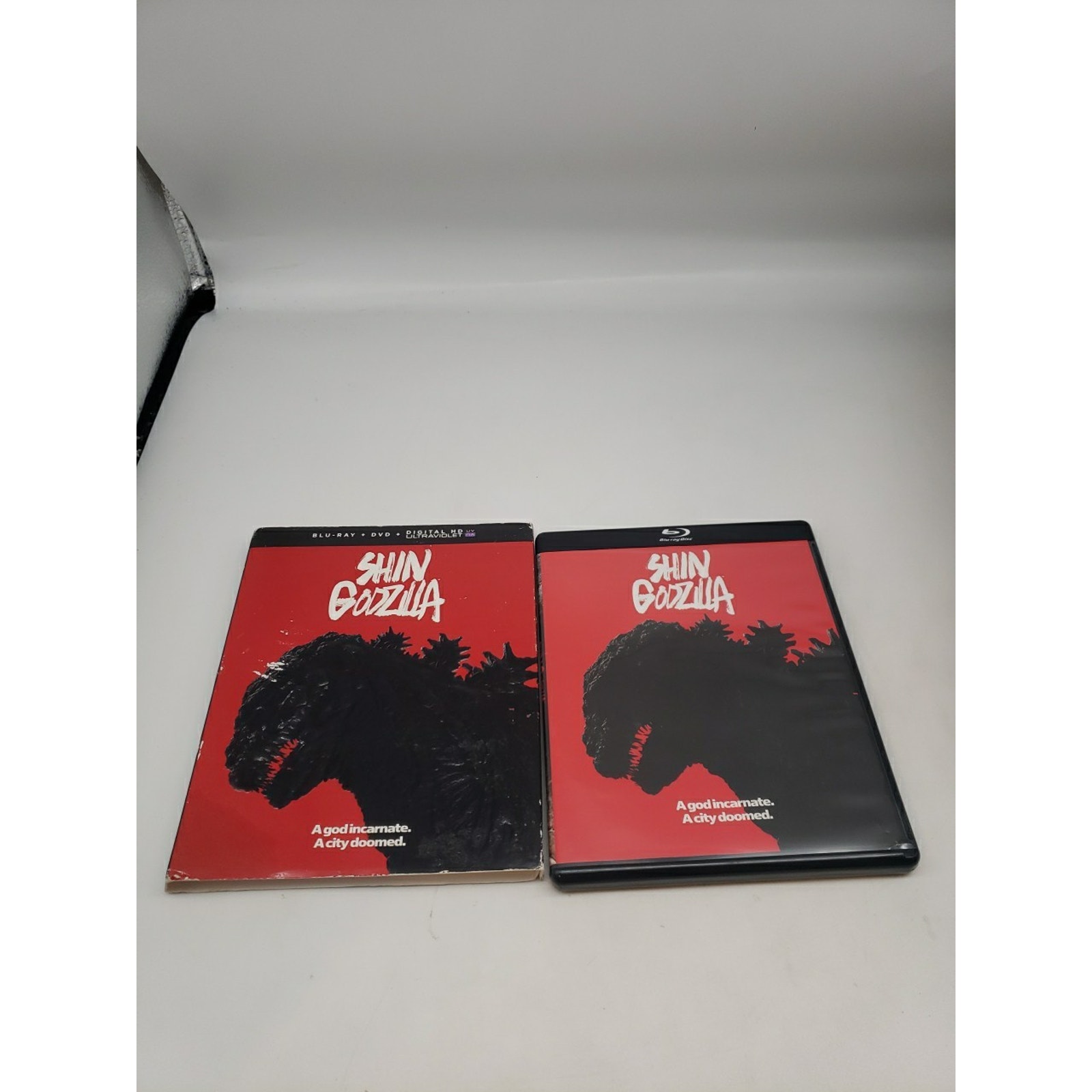 Shin Godzilla (Blu-ray + DVD + Slipcover, 2016) Black Case - TESTED - FREE SHIP