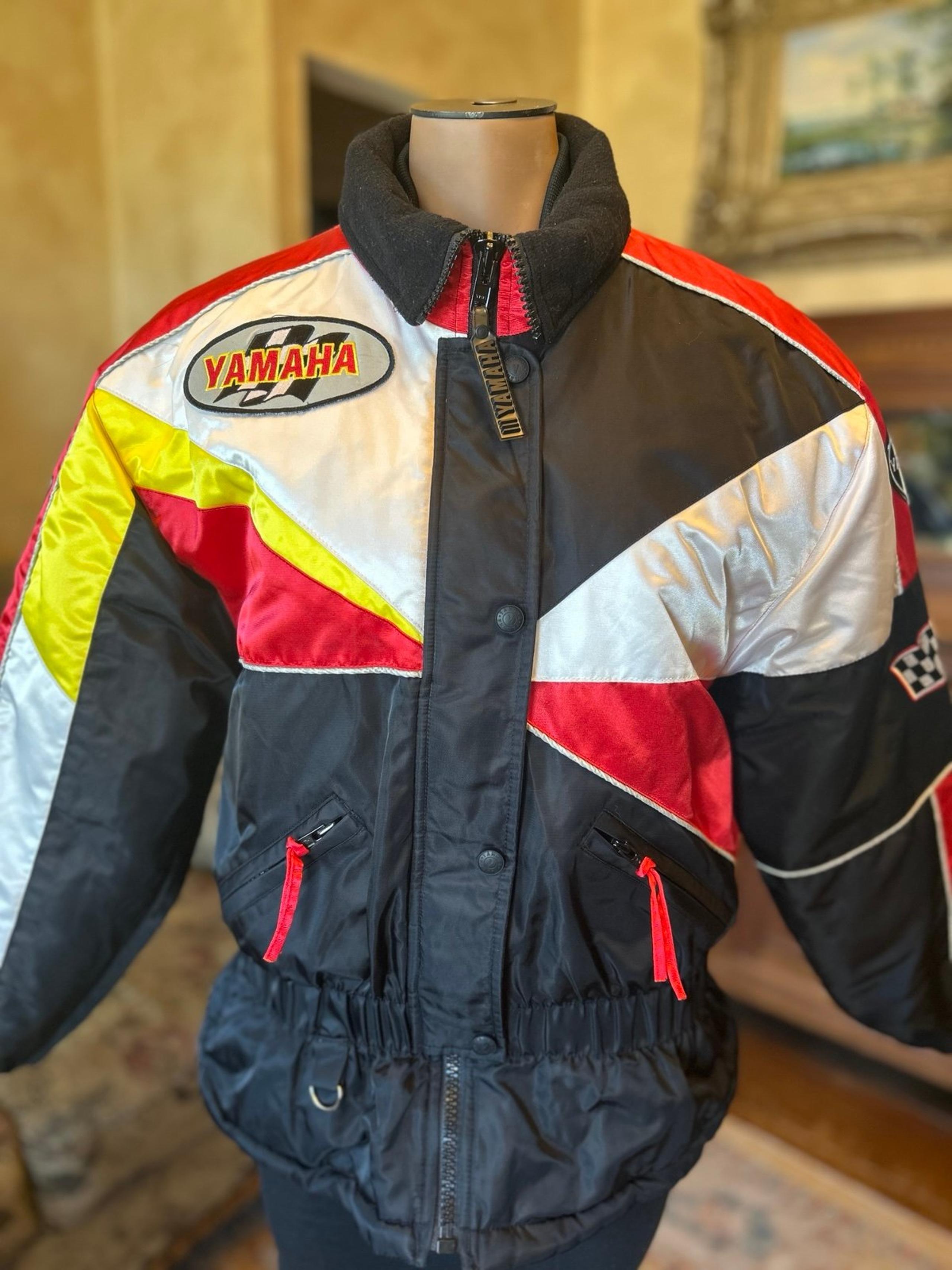 Vintage 90's Yamaha Racing Women's Snowmobile Winter Puffer Jacket S