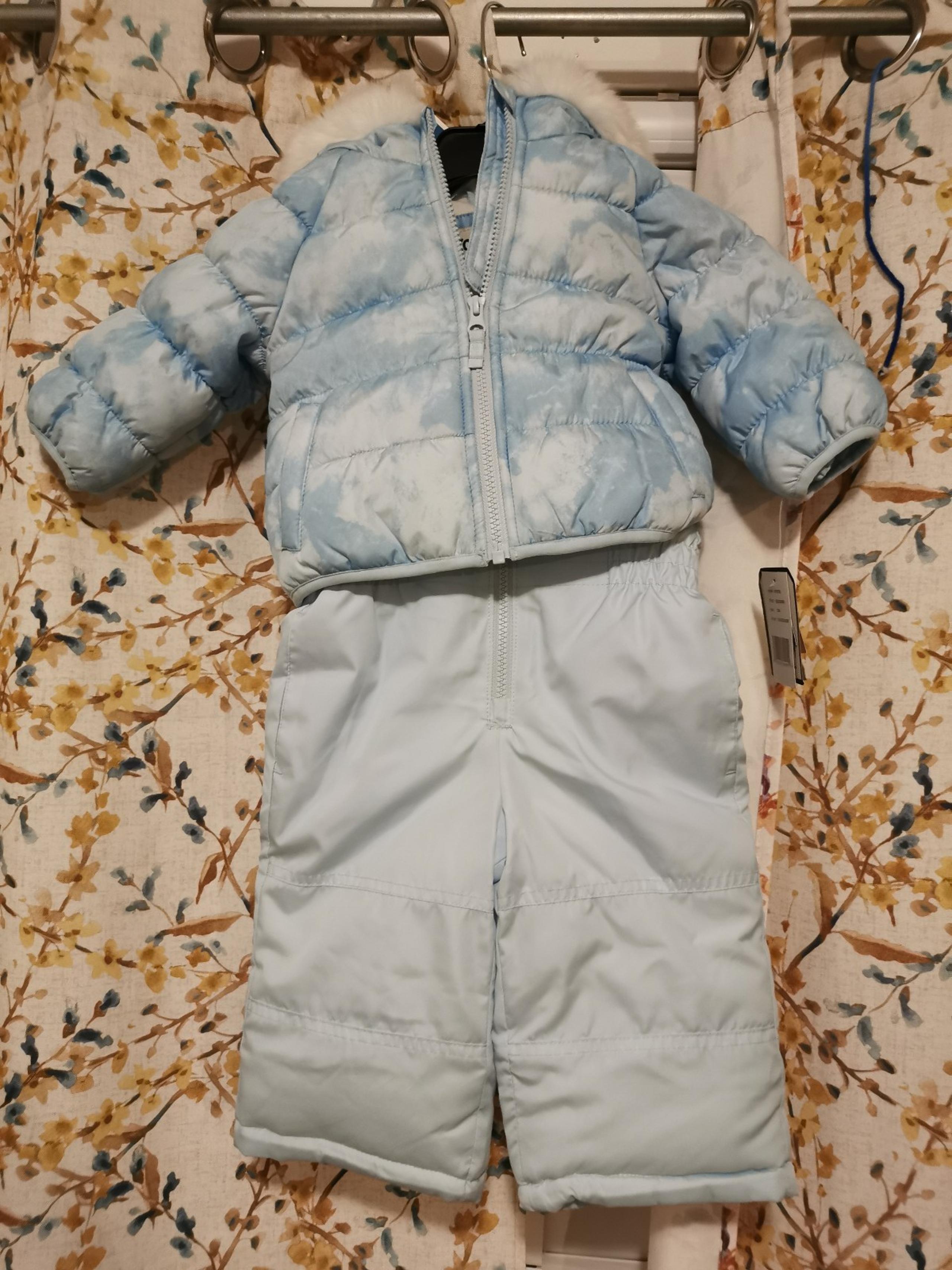 Kids 12 months 2 piece jacket snowsuit bnwt