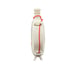 Vintage Hungary Hollohaza Hand Painted Ceramic Decanter w/ Stopper and Cords